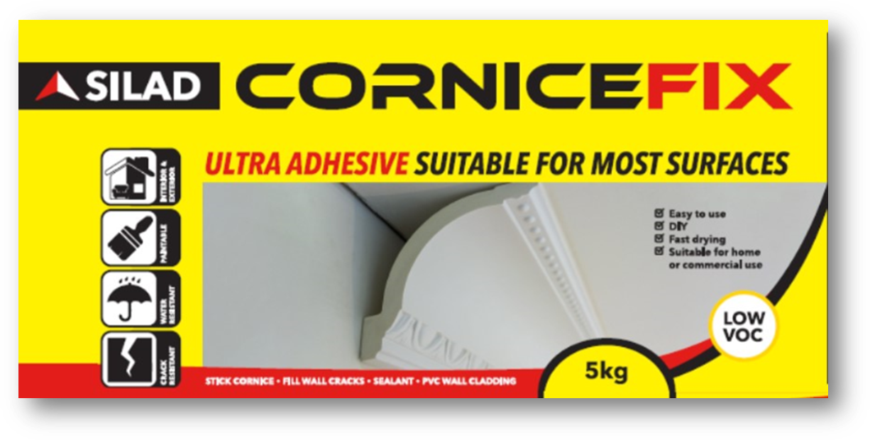 CorniceFix Acrylic Adhesive & Filler Silad SA